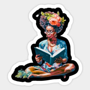 I Look Better Bent Over a Book | Bookworm | Hot Girls Read Books Sticker